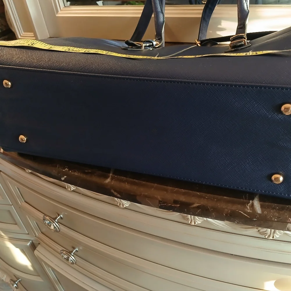 Stylish Navy Blue Laptop Bag for Women